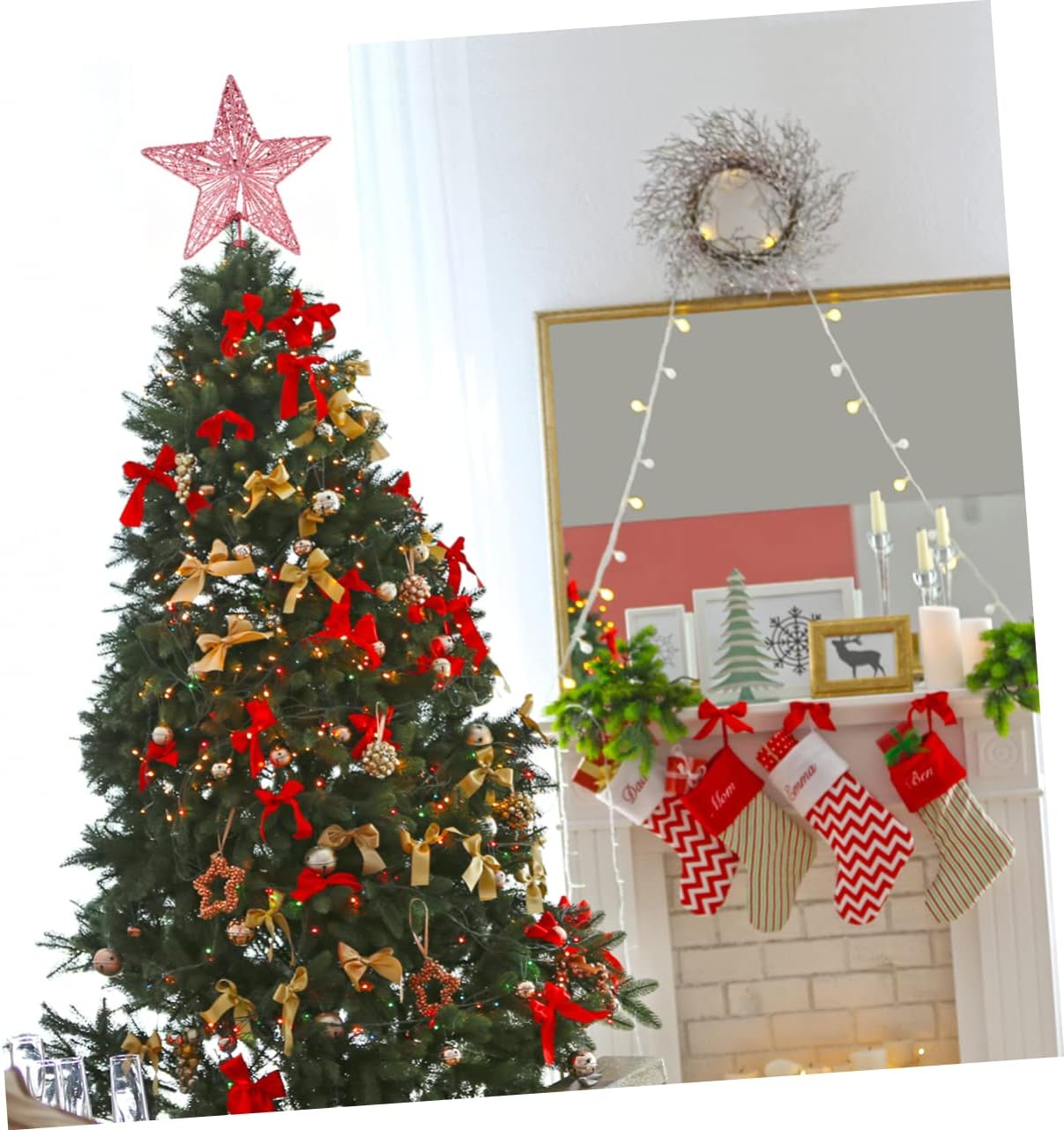 20 Weihnachtsbaumspitze Stern  – Star Tree Topper Bewertung und Preis