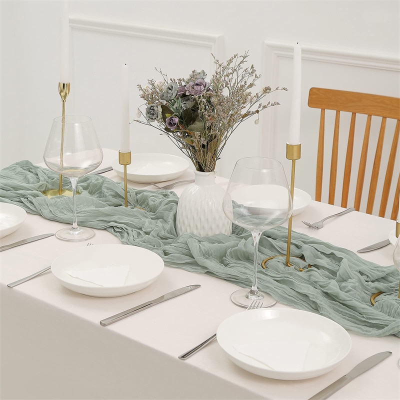 Semi-schiere Gaze Hochzeits fe – Christmas Table Runner Bewertung und Preis