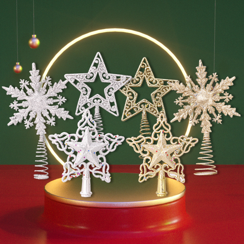 Glitzernder Weihnachtsbaumspit – Star Tree Topper Bewertung und Preis