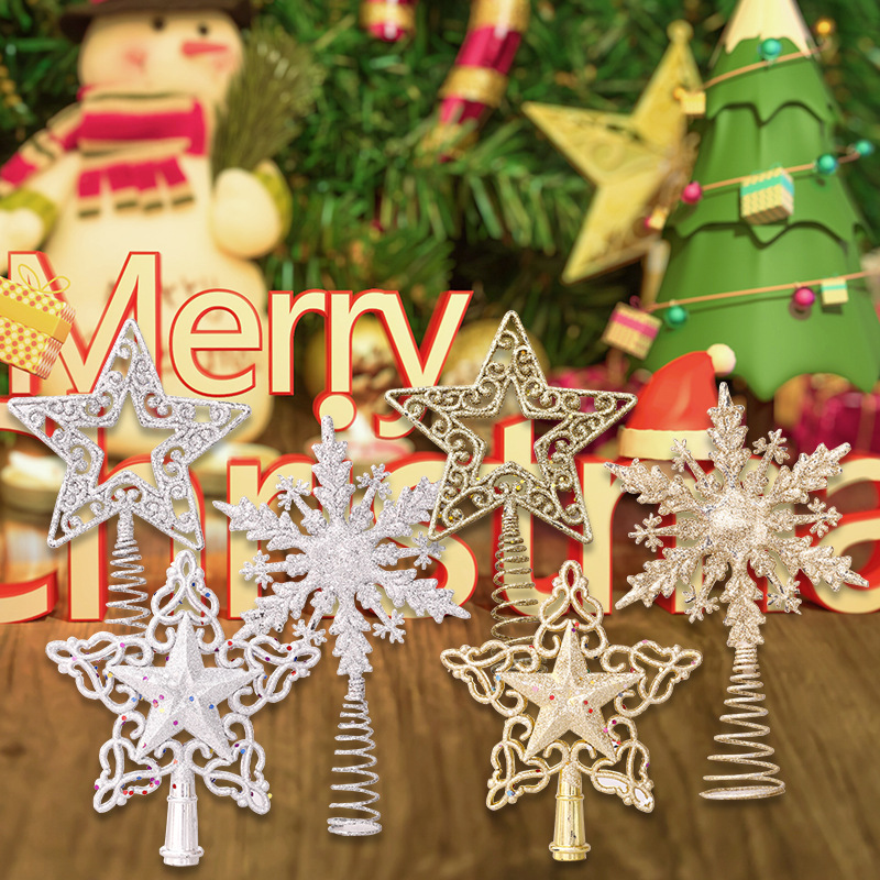 Glitzernder Weihnachtsbaumspit – Star Tree Topper Bewertung und Preis