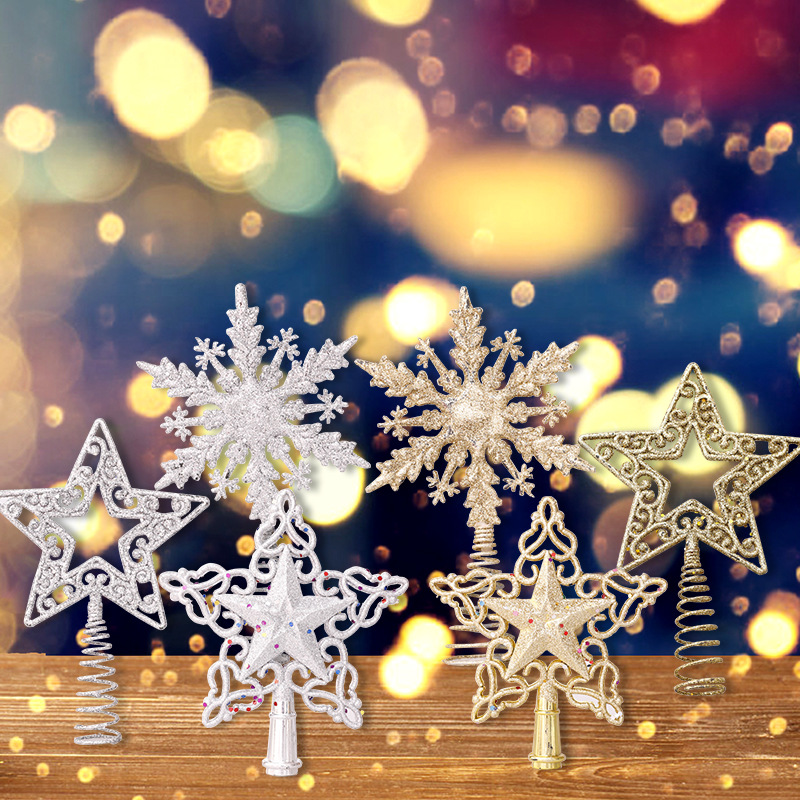 Glitzernder Weihnachtsbaumspit – Star Tree Topper Bewertung und Preis