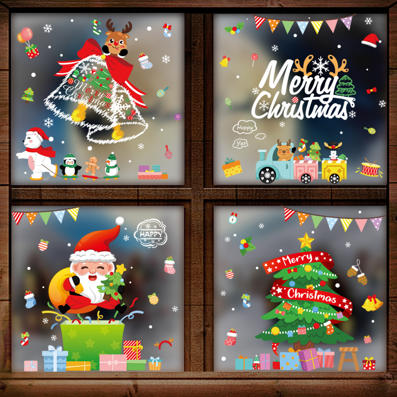 Frohe Weihnachten-Dekoration,  – Snowflake Window Decal Bewertung und Preis