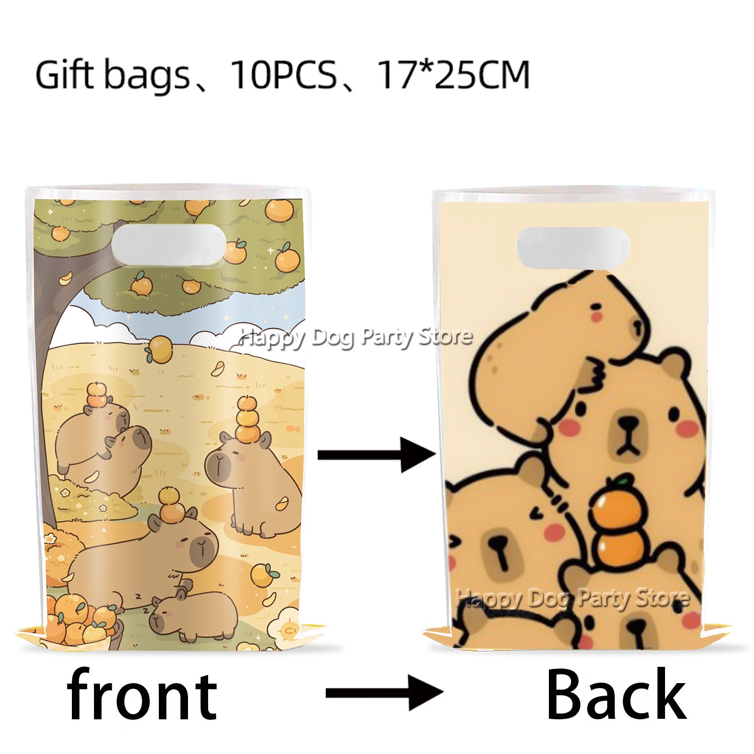 Cartoon Capybara Party Supplie – Gift Box Wrap Set Bewertung und Preis
