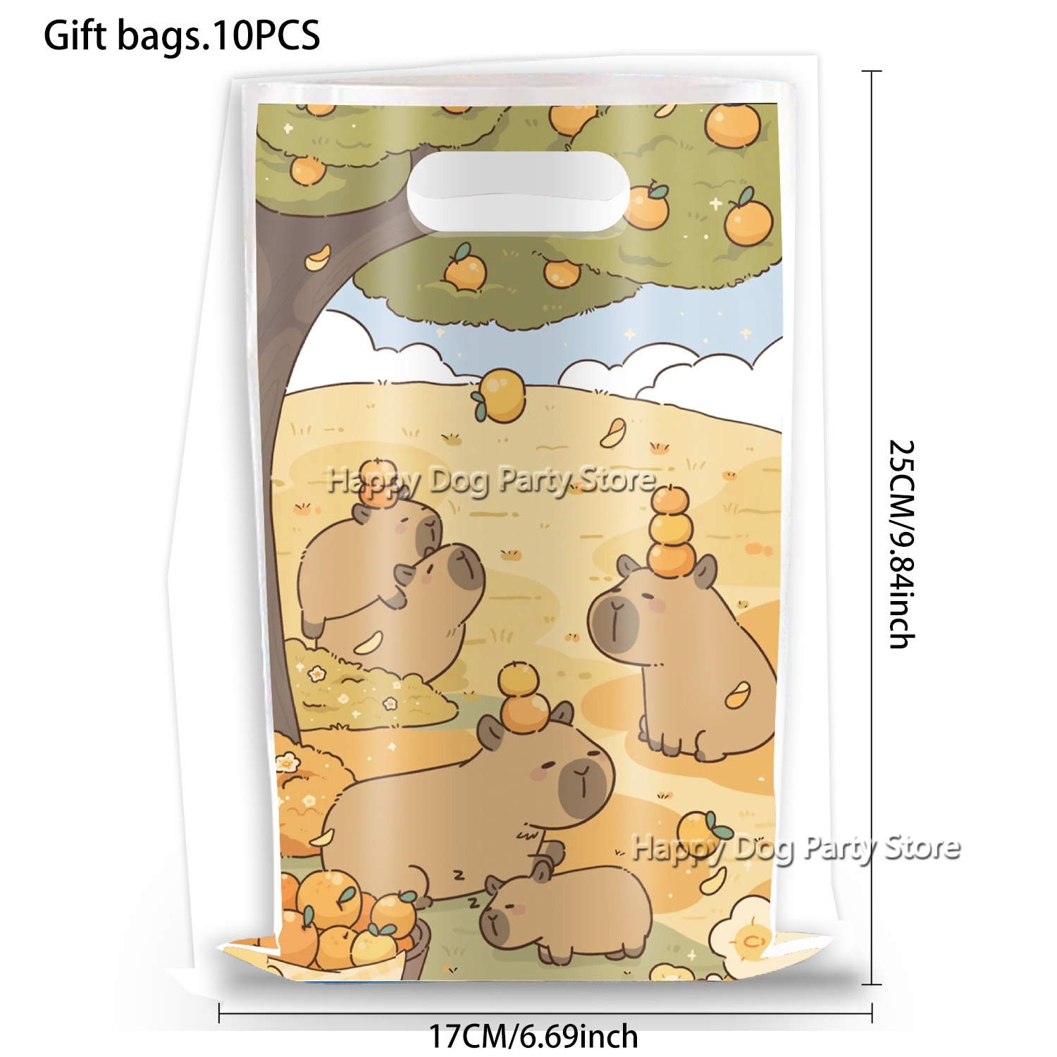 Cartoon Capybara Party Supplie – Gift Box Wrap Set Bewertung und Preis