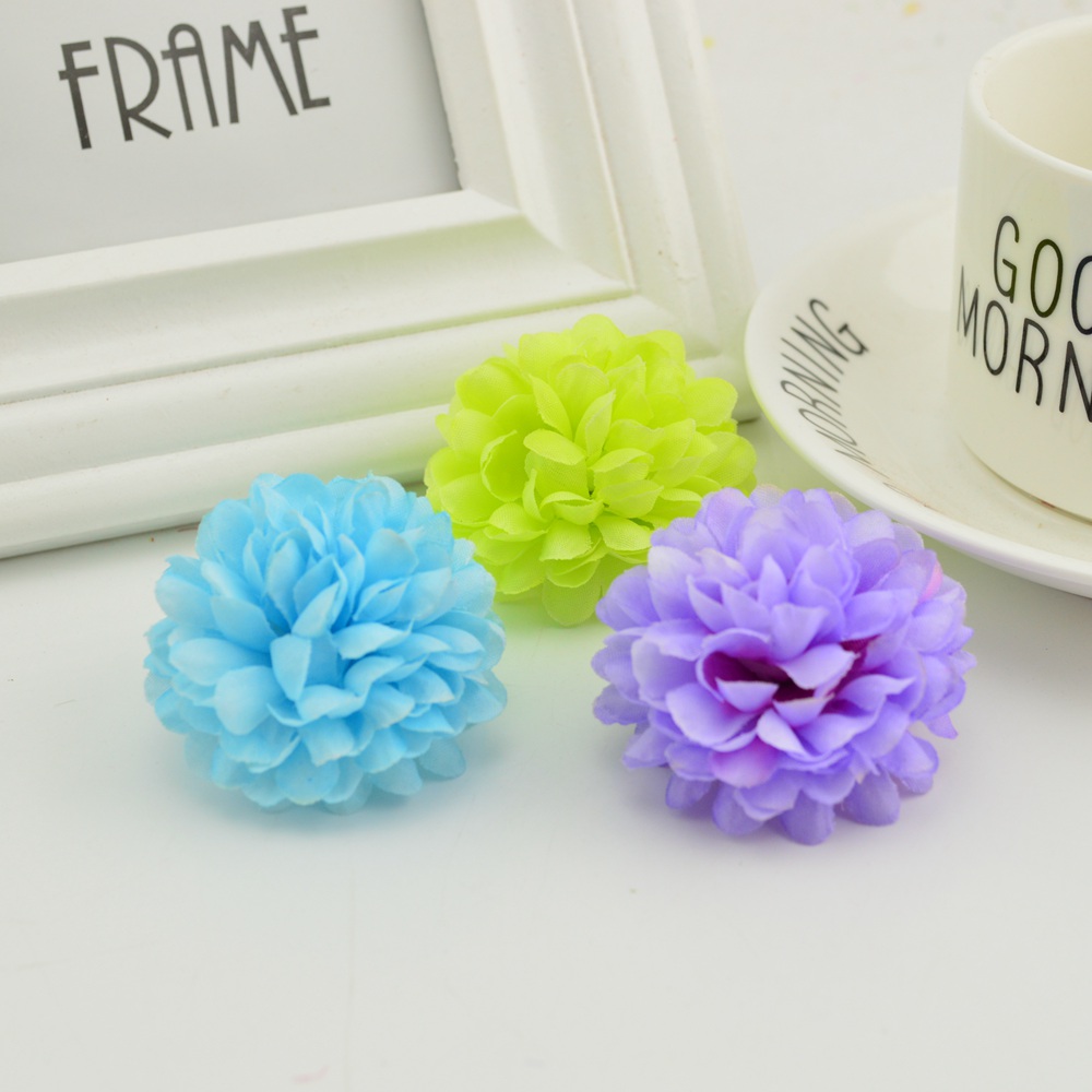 200PCS 5CM Seide Chrysantheme  – Christmas Wreath Fake Bewertung und Preis