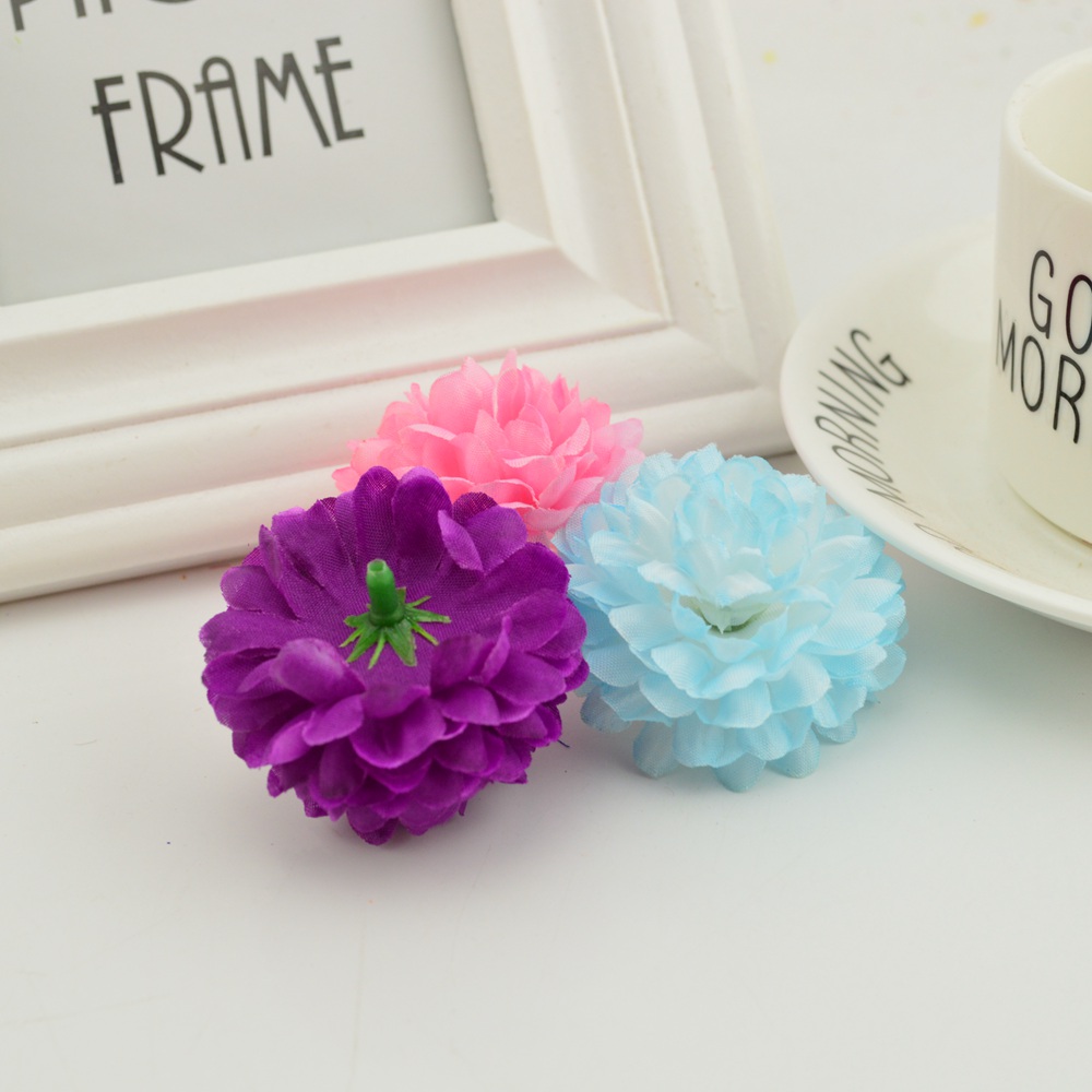 200PCS 5CM Seide Chrysantheme  – Christmas Wreath Fake Bewertung und Preis
