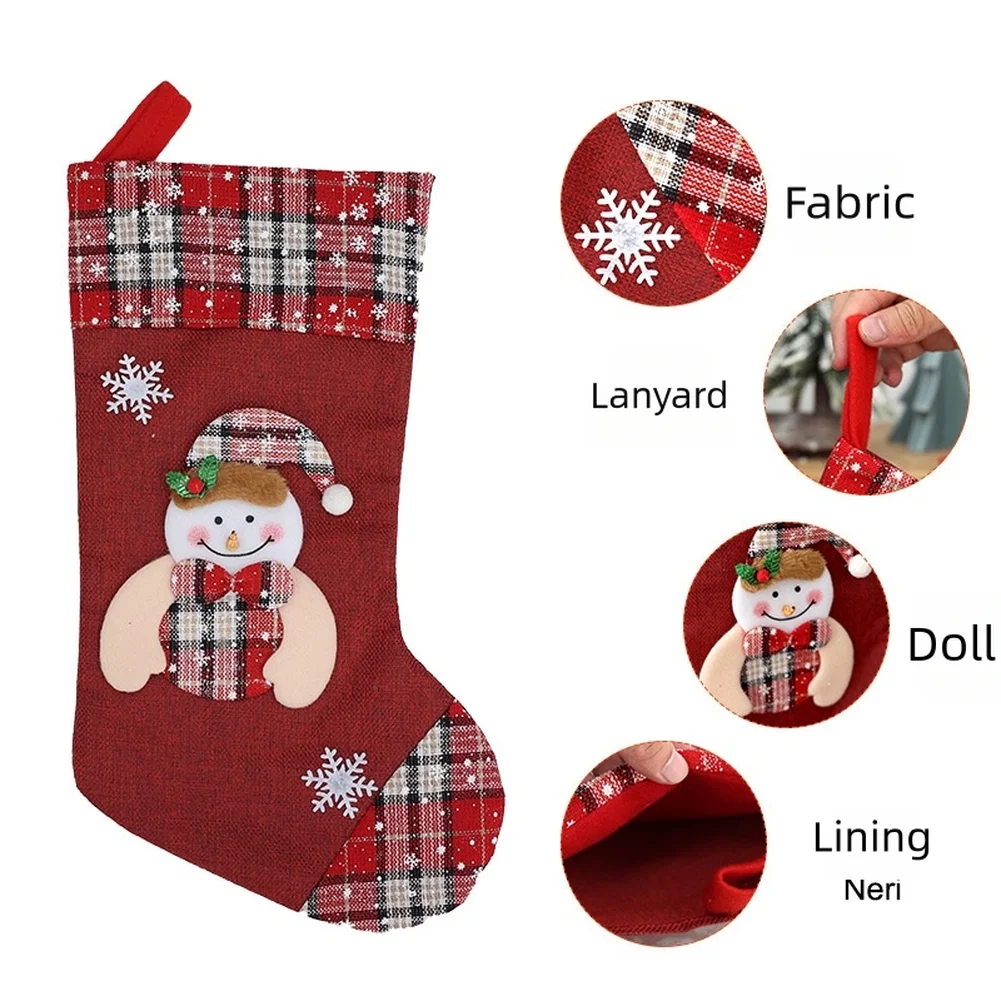 1 stücke Weihnachten Strumpf G – Christmas Stocking Hanging Bewertung und Preis