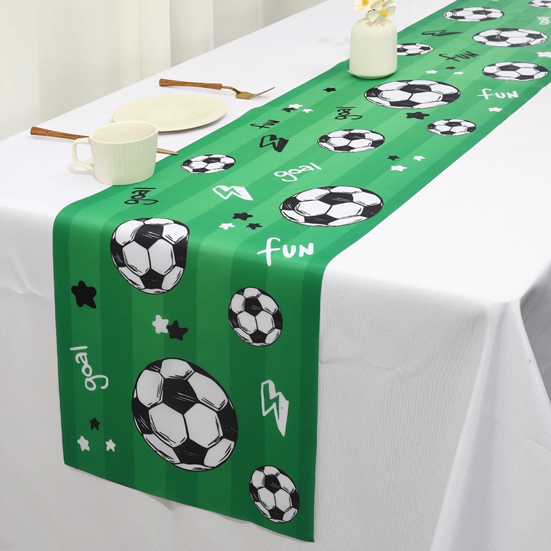 1pc Fußball/Fußball Party Tisc – Christmas Table Runner Bewertung und Preis