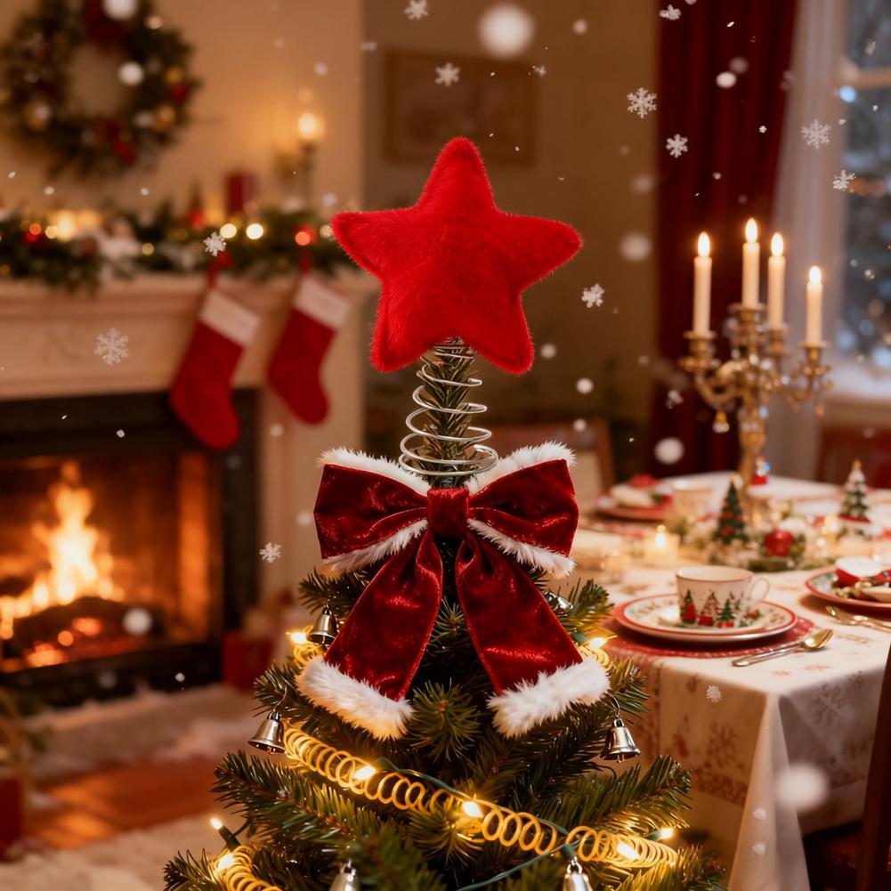 Plüsch-Stern-Baumspitze, Plüsc – Star Tree Topper Bewertung und Preis