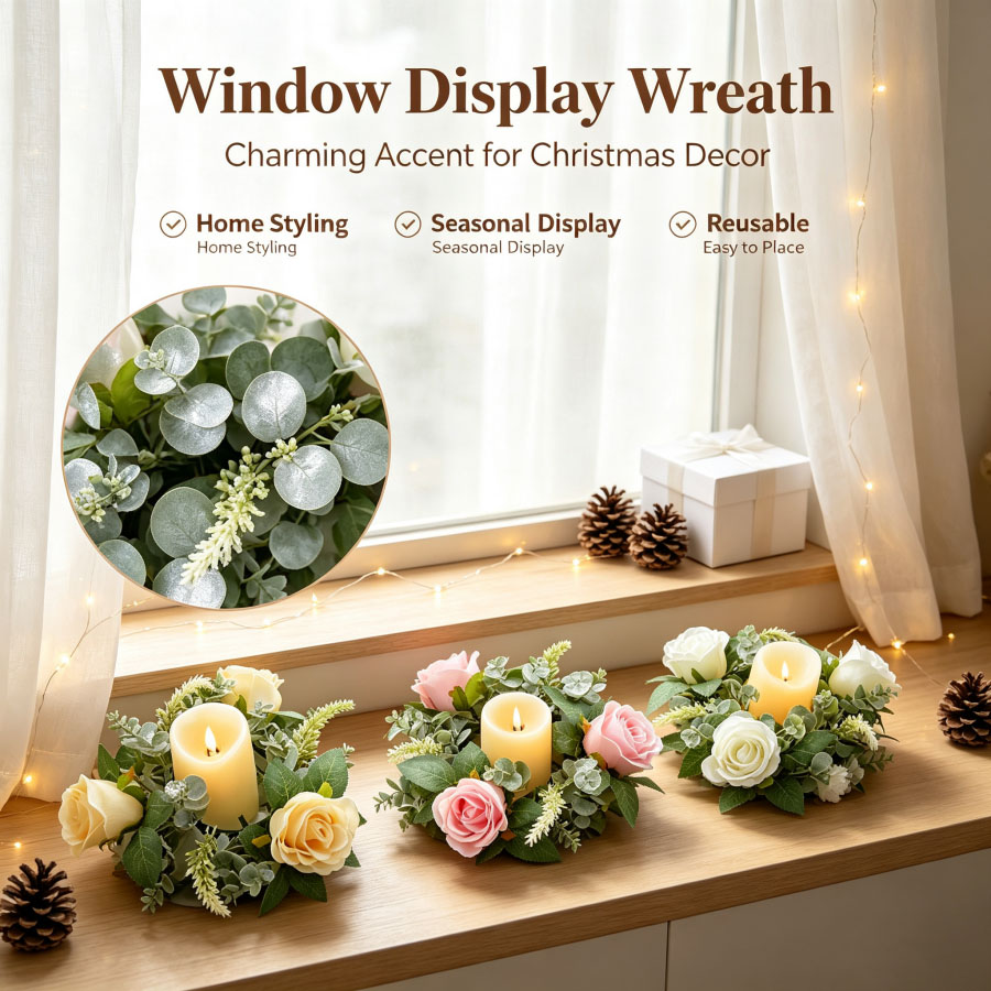 Künstlicher Rosenkranz in Form – Christmas Wreath Fake Bewertung und Preis