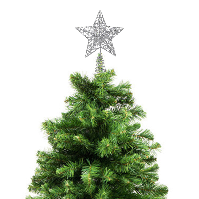 1pc Gold/Silber/Rot/Blau Glitt – Star Tree Topper Bewertung und Preis