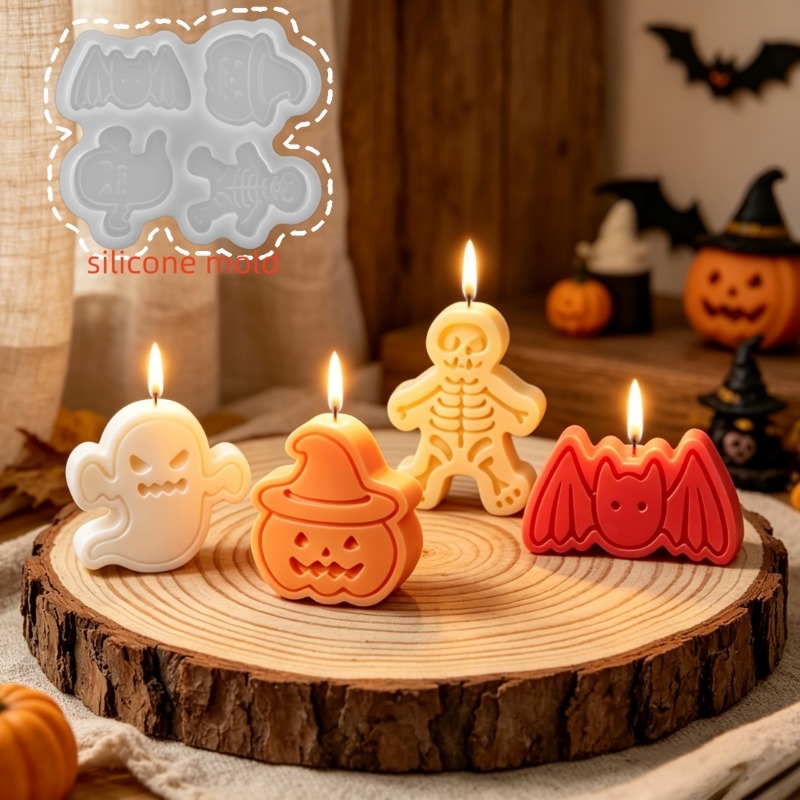 4-fach Silikonharzform-Set für – Holiday Candle Set Bewertung und Preis