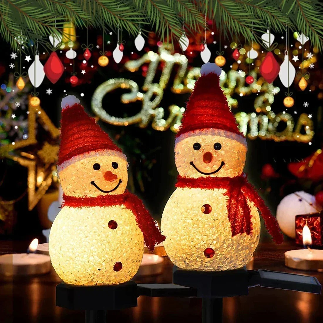 Weihnachts-Schneemann Solar-Ga – Christmas Lights Outdoor Bewertung und Preis