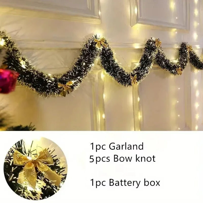 Weihnachts-Lametta-Girlande, k – Tinsel Garland Decoration Bewertung und Preis