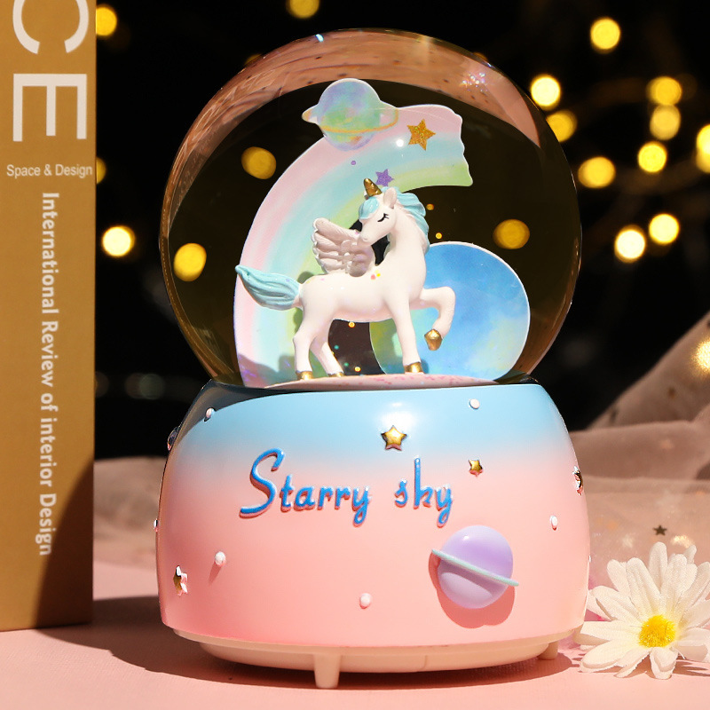 Neue Kristallkugel Spieluhr Mä – Snow Globe Musical Bewertung und Preis
