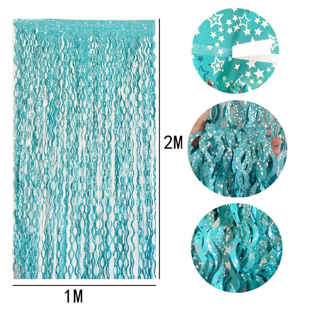 2er-Pack Türkisblaue und Rosa  – Tinsel Garland Decoration Bewertung und Preis
