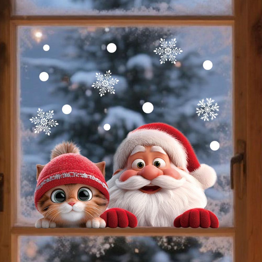 Weihnachten Fenster Tür Spiege – Snowflake Window Decal Bewertung und Preis