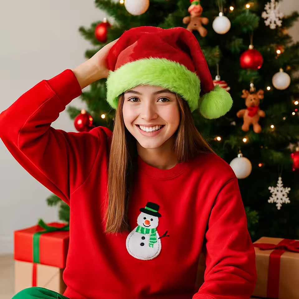 1 Stück/10 Stück Weihnachtsman – Santa Hat Plush Bewertung und Preis